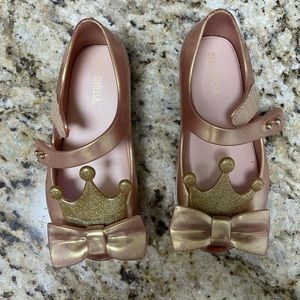 Mini Melissa shoes size 9 Toddler